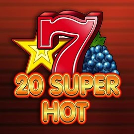 20 Super Hot slot logo by Amusnet Interactive at TrivelaBet Casino