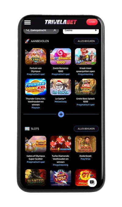 TrivelaBet Casino mobile